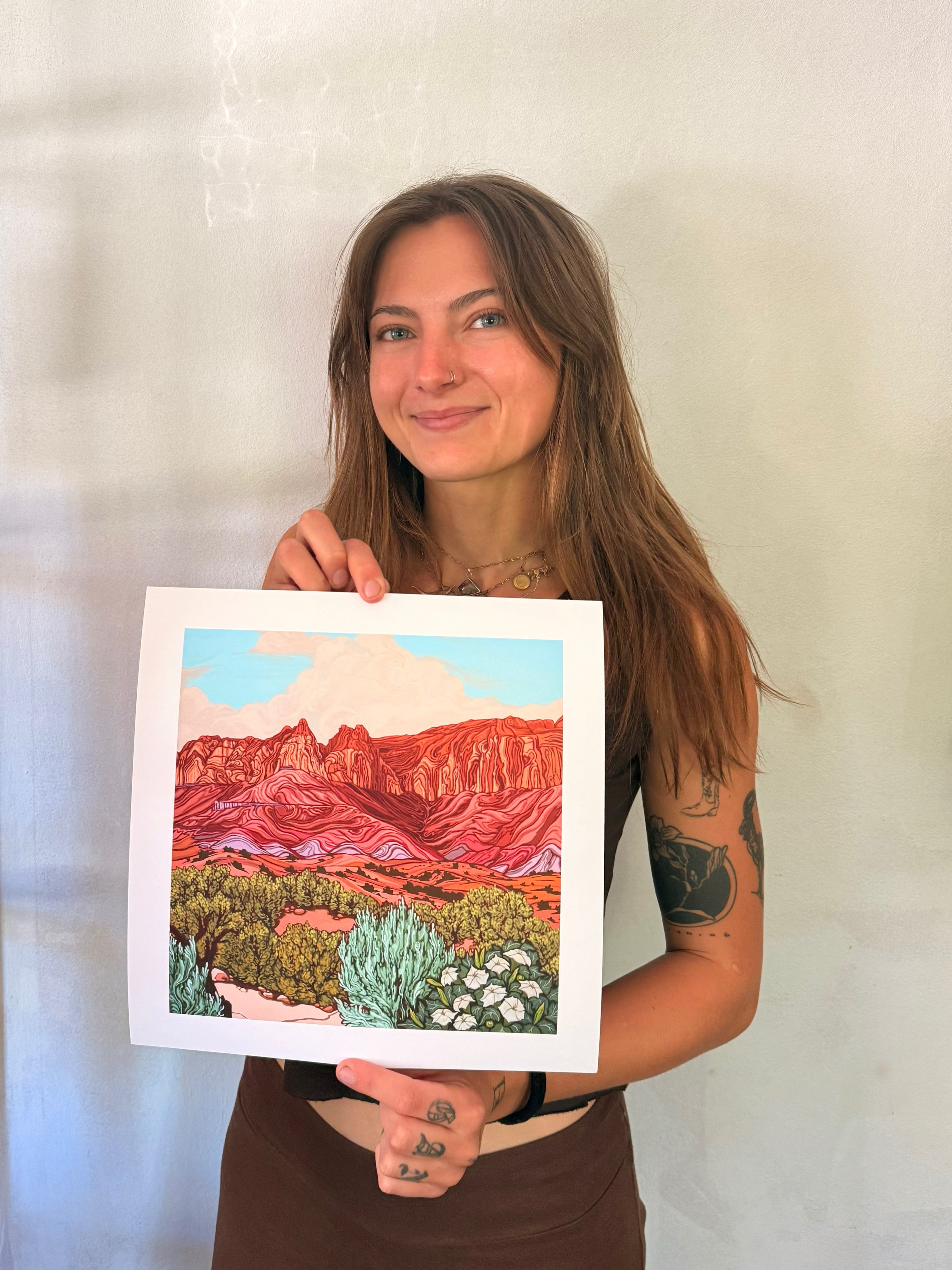 The West Desert” fine art print – Art By Lizzie Wenger