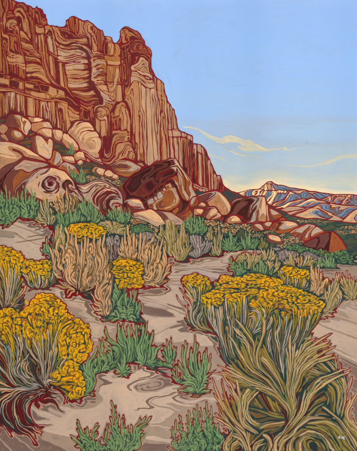 “The West Desert” fine art print